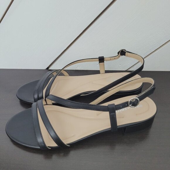NEW Easy Spirit Glenni Womens Seglenni Sandals 9M Leather Upper Slingback 4PT - Picture 2 of 8